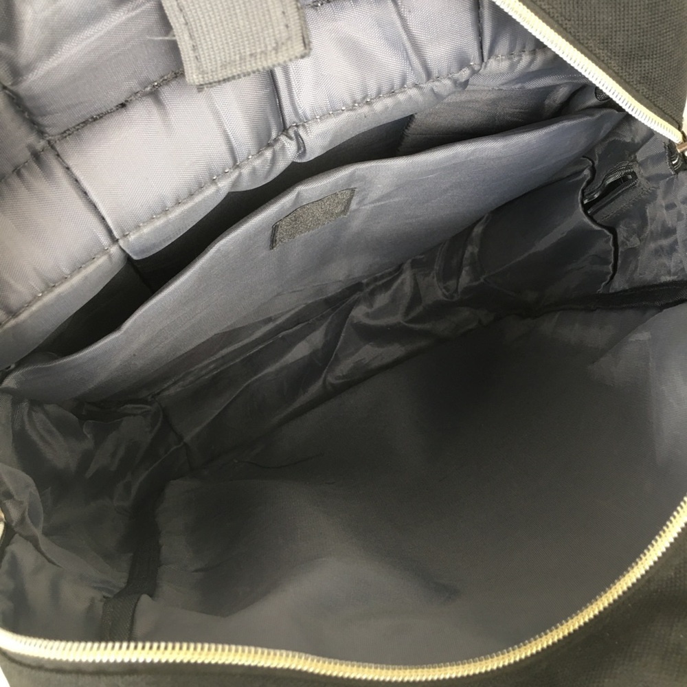 ⚜️Black Canvas Flap Backpack for Women - Picture 7 of 15